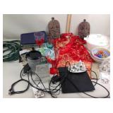 Tote  With Clothes and Blankets, RCA antenna Mini