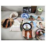 Antique plates, Moon face book, little rascals