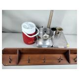 Colemans Cooler, Metal trays with lid, wall decor