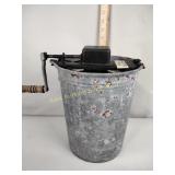 Antique ice cream machine