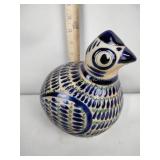 Mexican bird pottery