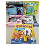 Games including Hello Kitty, Newton microscope,