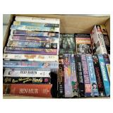 VHS Tapes Including Herbie, Shrek, Beauty and the