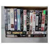 VHS movies, platoon, Dances with Wolves, Benji,