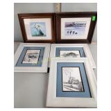 Amish framed pictures