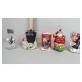 Glass Coca-Cola Christmas ornaments