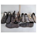 19th century shoes including wooden soled