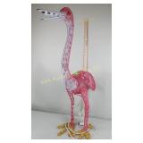 Flamingo light up lawn ornament