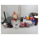 Baking pans, skillets, bakeware, flower pot,