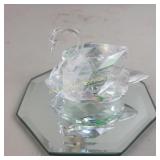 Swarovski crystal swan
