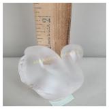 Lalique crystal swan