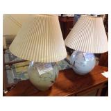 Pair of matching table lamps