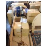 Brass floor lamp