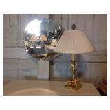 Mirror, table lamp