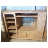 Entertainment cabinet 66 inches wide by 51 inches