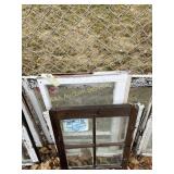 Windows, assorted sizes, 4 total