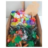 Tropical themed lights, party favors
