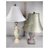 Two table lamps