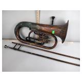 Tuba, 19th Century, rough condition