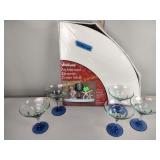 Stemware set, new corner shelf