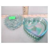 Fenton iridescent glass box