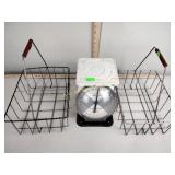 American Family Scale, 2 Wire Milk Holders