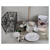 Glass baking dishes, Homer Laughlin serving