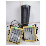 Comfort Zone Heater, Work Lights