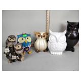 Owl Statues, Owl Vase