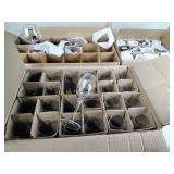 3 boxes of Wine Glasses