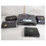 4 portable DvD players, Quasar VHQ46 VHS player