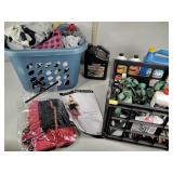 Antifreeze, brake fluid, ratchet straps,