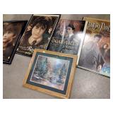 4 Harry Potter posters (smoky smell)