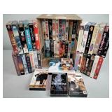 VHS tapes inc Jurassic Park, Rudy, Sister Act,
