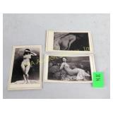 Reproduction 19th century pin-up girl photographs