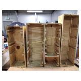 Homemade wood display boxes