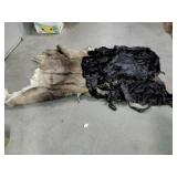 Animal fur including deer and bear