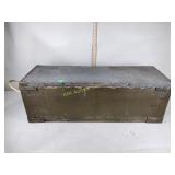 Vintage army footlocker 36 x 13