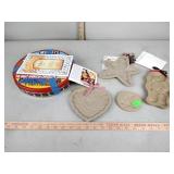 Brown bag cookie art ceramic cookie molds