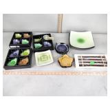 Oriental style ceramic dips, Crate and Barrel