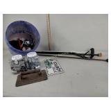 Cane,   Curtain rods, cowboy Cadillac license