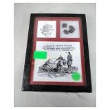 Fragments of Civil War Hardtack, original,