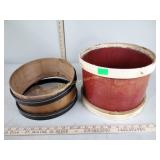 19th c. Drum casings