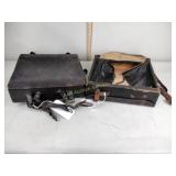 Reproduction leather satchel cases