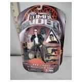 Tomb raider Laura croft in motorcycle gear action