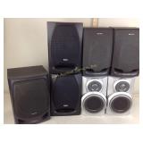 Speakers including Sony, RCA, Audiowok