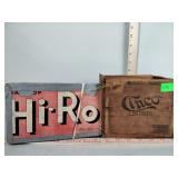 Cinco londres wood box Parker bros hi ro game