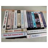 Railroad VHS tapes, including Warehouse on