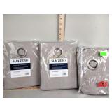 3 sun zero panels 50in x 95in light brown