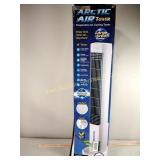 Arctic air tower evaporative air cooling tower